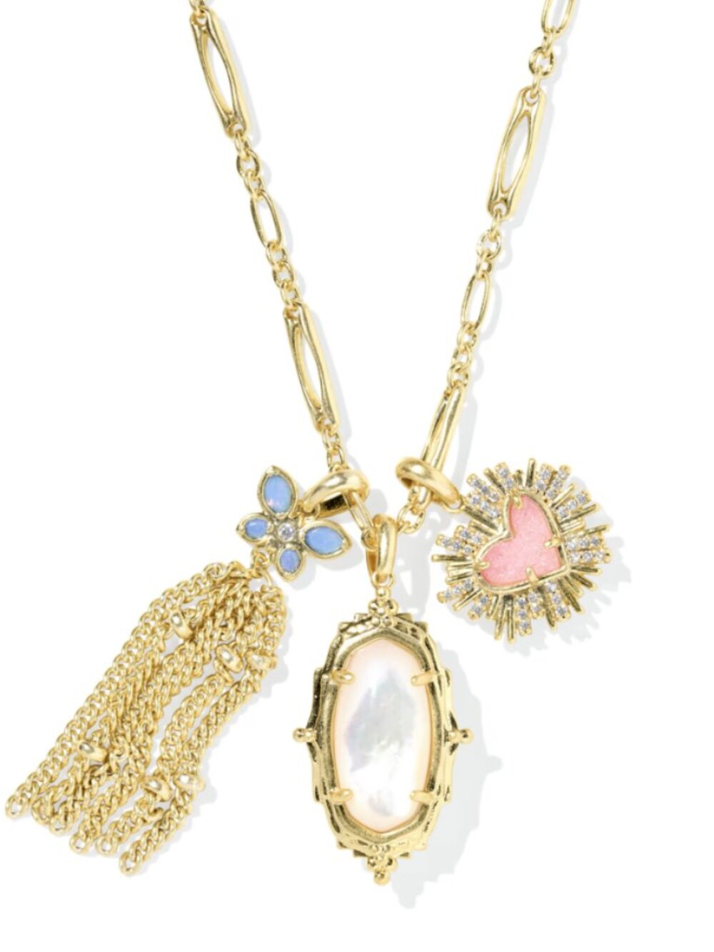 Dolly Parton x Kendra Scott Ari Heart Gold Butterfly Charm Necklace